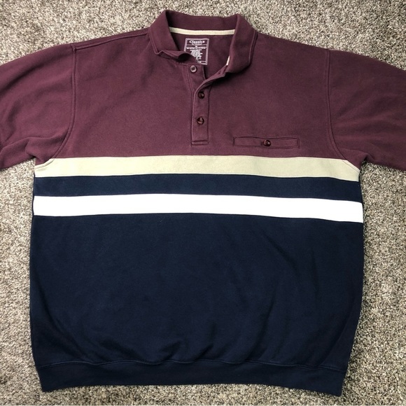 Classics by Palmland Classic Fit Colorblock Banded Long Sleeve Pullover Size XL - Picture 3 of 6